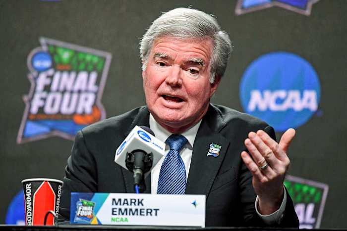 NCAA president Mark Emmert has been under fire from all directions lately.